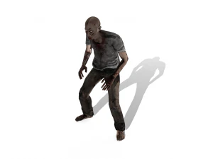 zombie male 3D Model