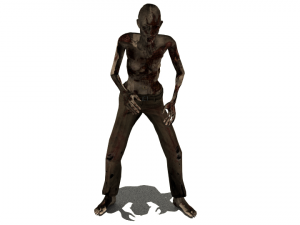 zombie female 3D Model