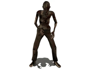 зомбі жінка 3D Модель