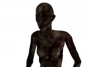 zombie female 3D मॉडल