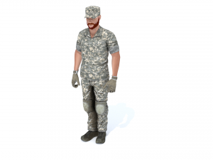 military man 3D Model