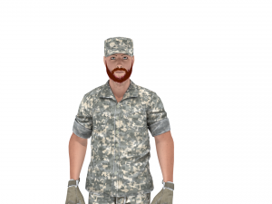 military man 3D Model