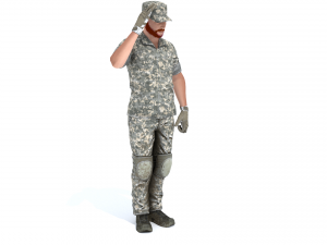 military man 3D Model