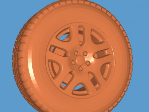 subaru outback b12 rims 3D Druckmodell