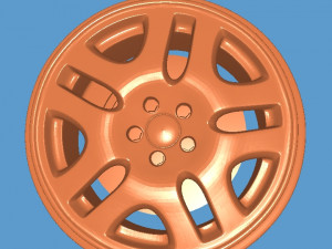 subaru outback b12 rims 3D Druckmodell