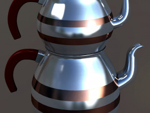 turkish tea kettle 3D Model