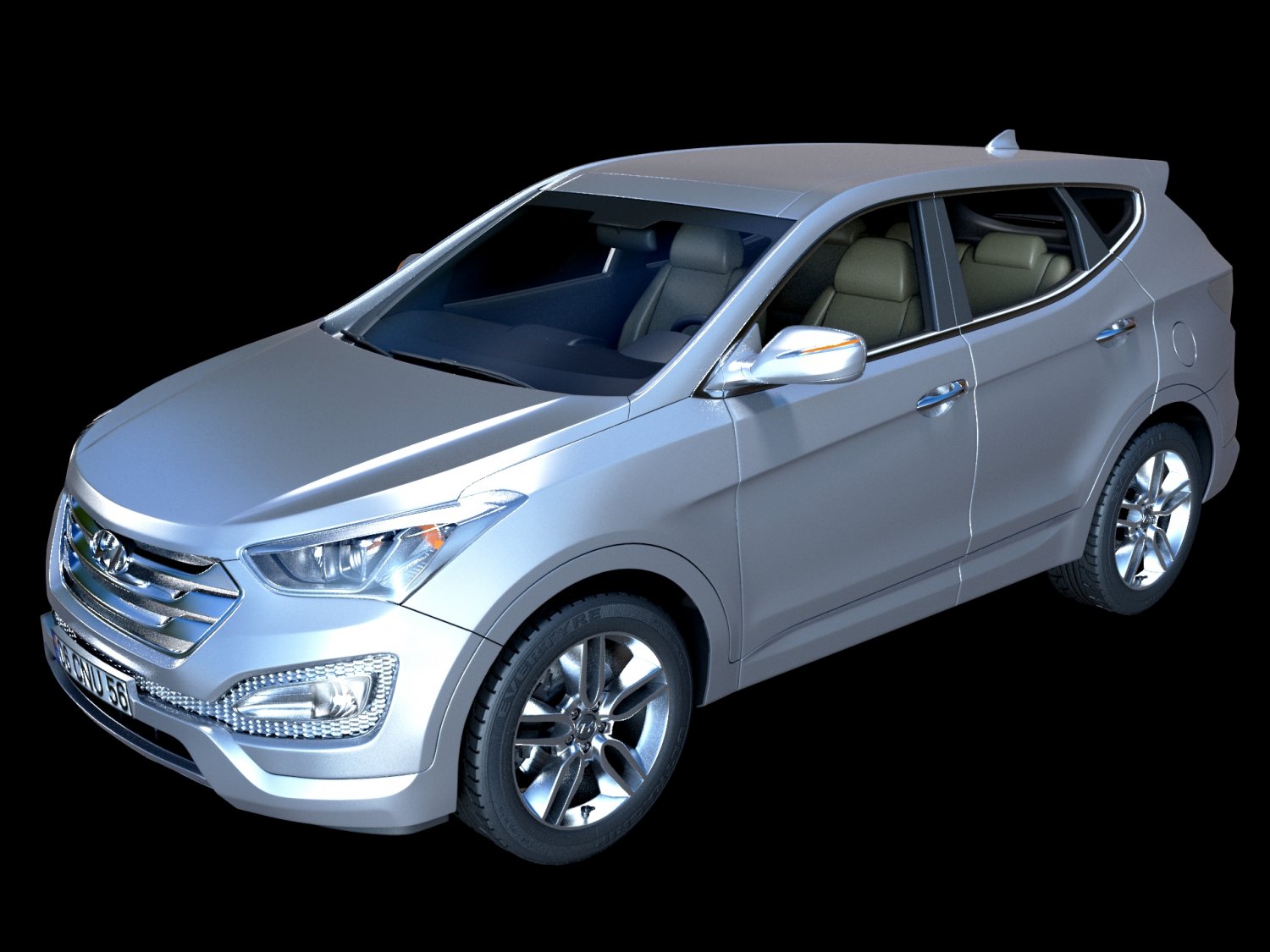 Hyundai Tucson 2017 Free 3d Model In Suv 3dexport