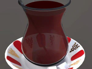 t&uuml;rkischer Tee 3D Modell