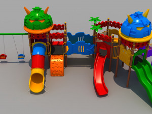 outdoor robotics playground Model 3D