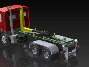 грузовик Мерседес для подъема 3D Модель