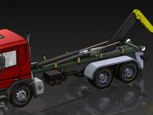 mercedes truck for lifting 3D Model