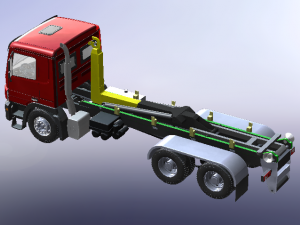 mercedes truck for lifting 3D Model