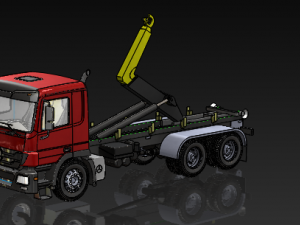mercedes truck for lifting 3D Model