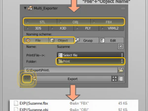 multi expoter v 011 3D Model