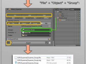 multi expoter v 011 3D Model