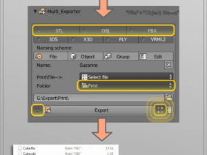 multi expoter v 011 3D Model