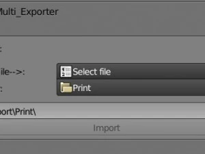 multi expoter v 011 3D Model