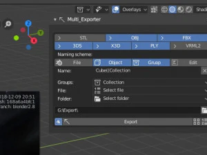 multi expoter v 011 3D Model