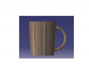 Cofee mug 3D 프린트 모델