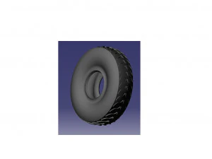 racing tyre 3D Model