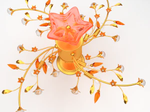 flower chandelier 3D Model
