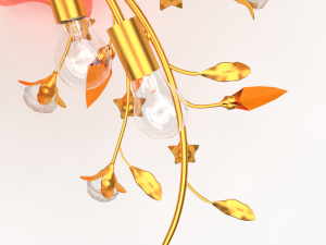 flower chandelier 3Dモデル