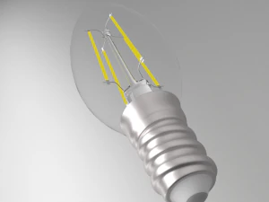 led light bulb 3D Model