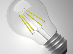 led light bulb 3D Model
