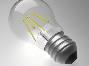 led light bulb 3D-Modell