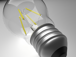 led light bulb 3D-Modell