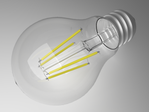 led light bulb 3D-Modell