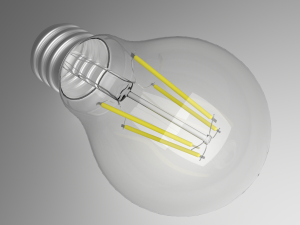 led light bulb 3D-Modell