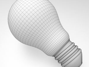 led light bulb 3D-Modell