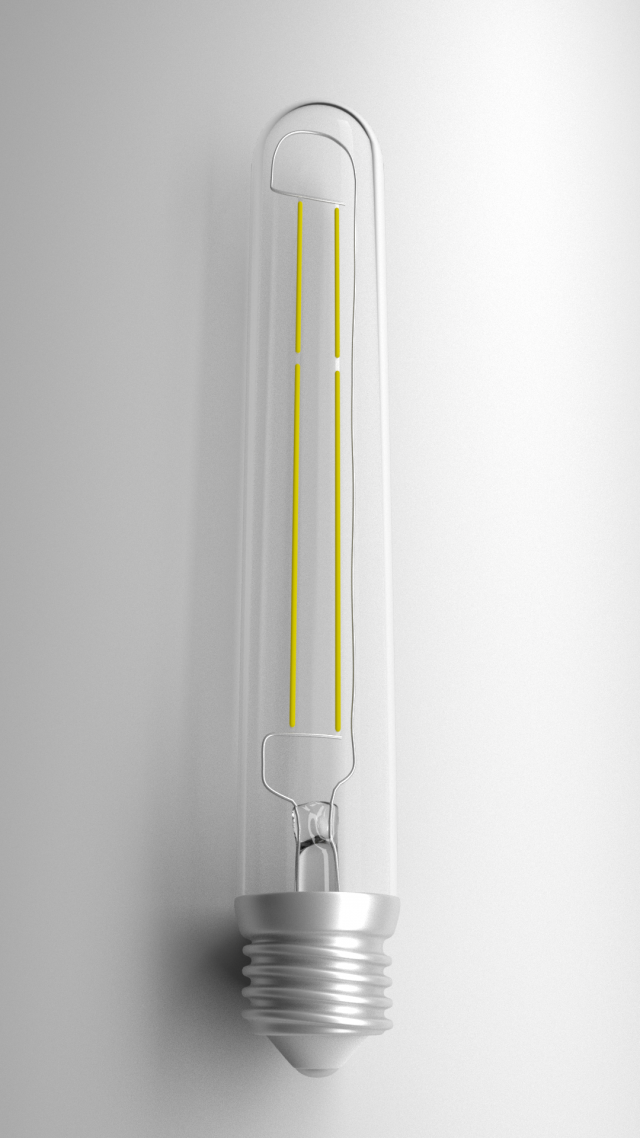 led light bulb 3D Модель .c4d .max .obj .3ds .fbx .stl .blend 