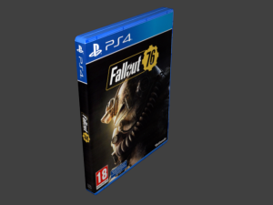 ps4 game case 3D 모델