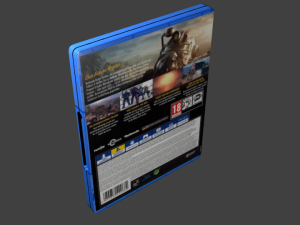 ps4 game case 3Dモデル