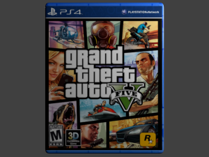 ps4 game case 3Dモデル