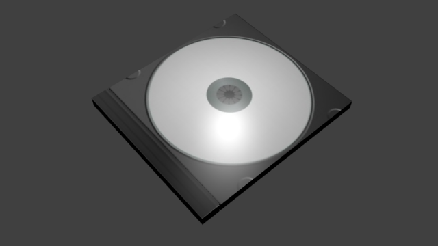 cd box customizable 3D 模型 .c4d .max .obj .3ds .fbx .stl .blend 