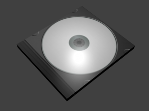 cd box customizable 3D Model