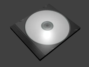 porta cd personalizzabile Modello 3D