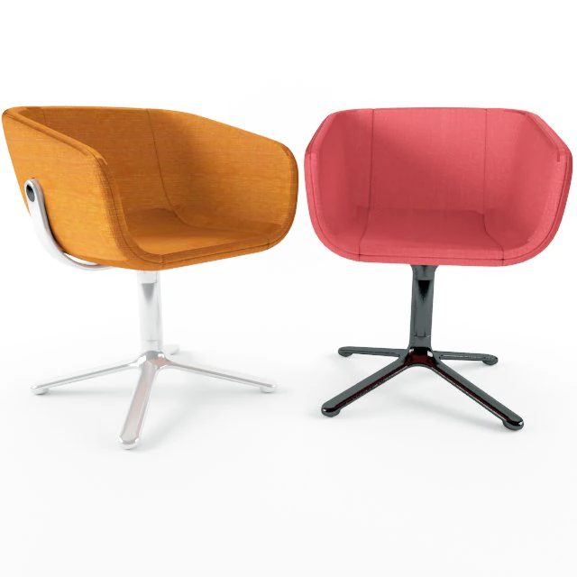 scoop conference chair 3D Model .c4d .max .obj .3ds .fbx .stl .blend 