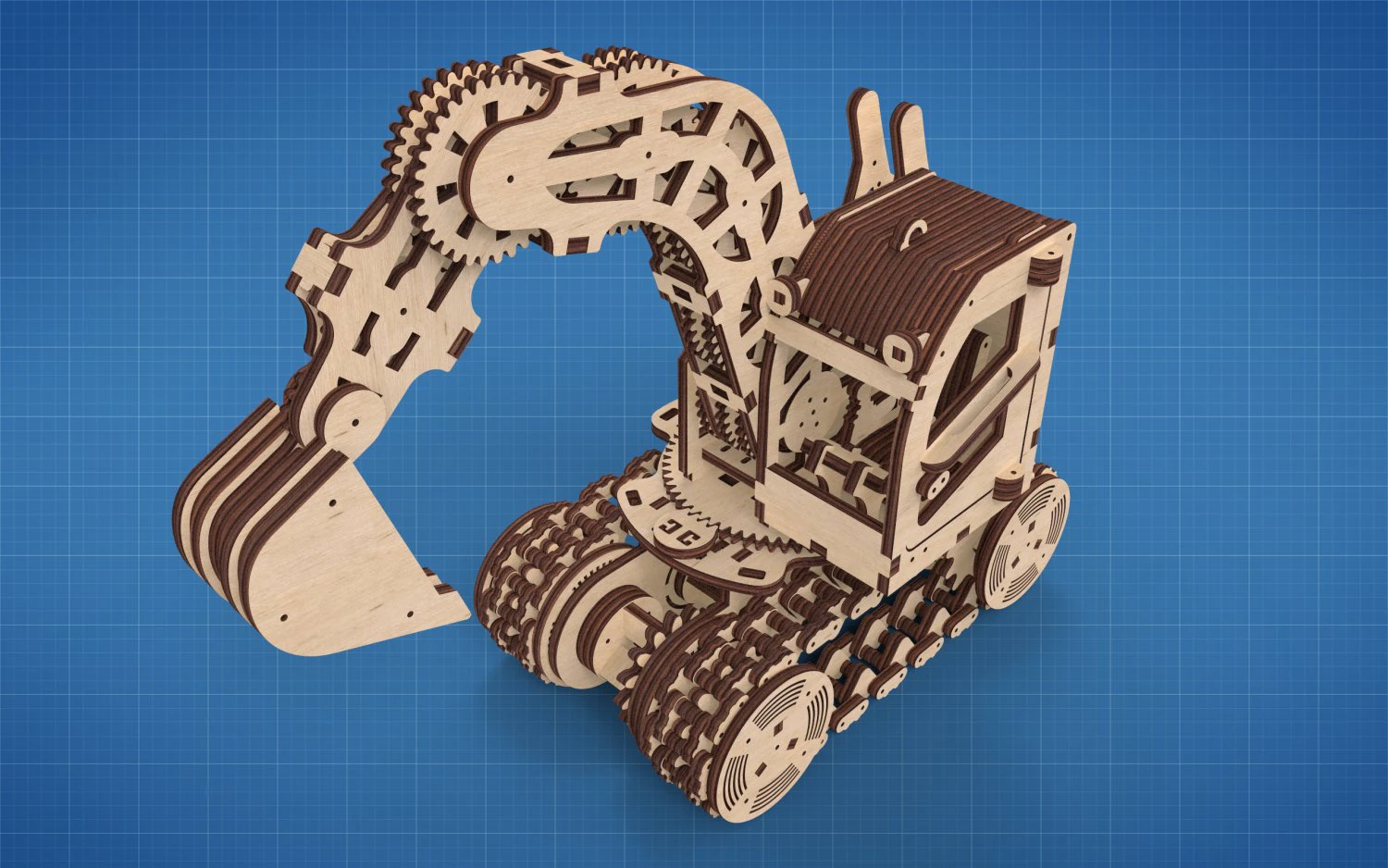 laser cut toy 3D Print Model .c4d .max .obj .3ds .fbx .stl .blend
