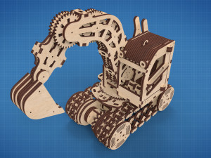 laser cut toy 3D 프린트 모델