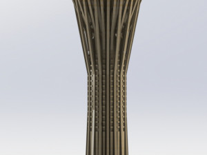 laser cut memento trophy 3D 모델
