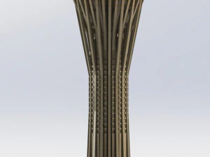 laser cut memento trophy 3D Model