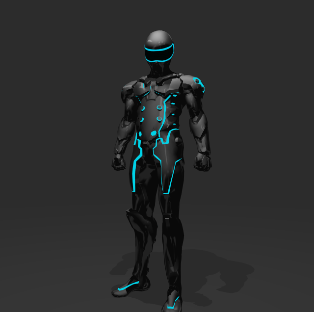 my superhero mathveus ultra costume Model 3D .c4d .max .obj .3ds .fbx .stl .blend
