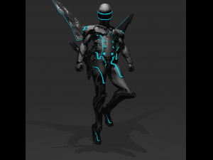 my superhero mathveus ultra costume Model 3D