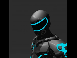 my superhero mathveus ultra costume 3D Model