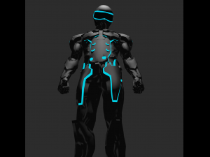 my superhero mathveus ultra costume Model 3D