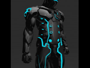 my superhero mathveus ultra costume Model 3D
